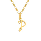 Gouden Letter & Hartje Ketting