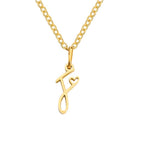 Gouden Letter & Hartje Ketting