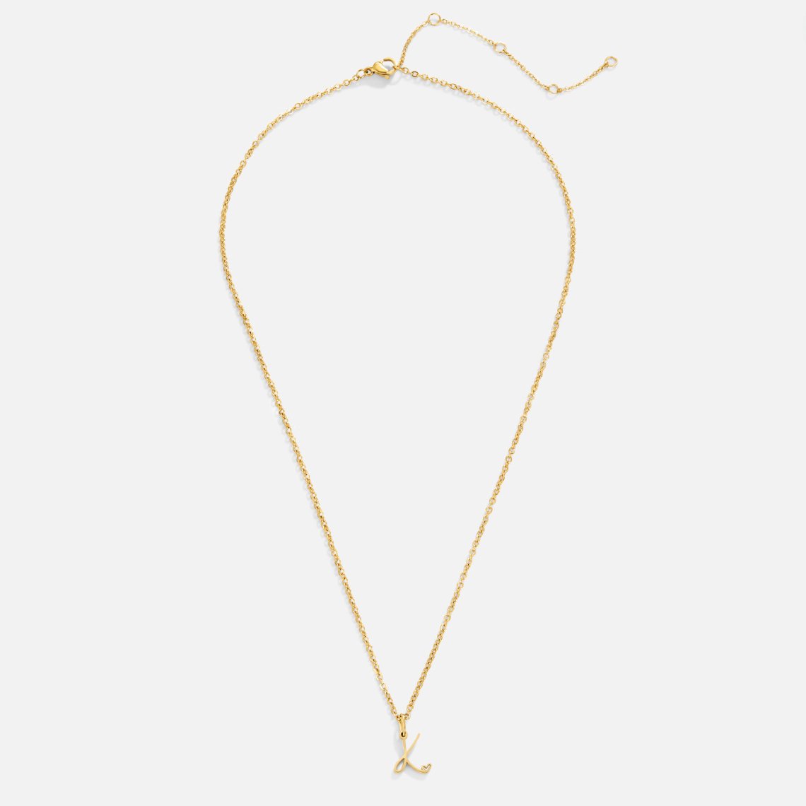 Gouden Letter & Hartje Ketting