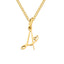 Gouden Letter & Hartje Ketting
