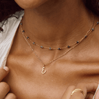 Gouden Letter & Hartje Ketting