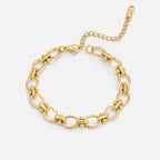 Gouden Schakel Armband