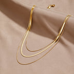 Gold Multi-Gelaagde Ketting  Ketting