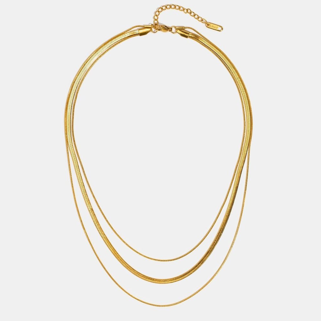Gold Multi-Gelaagde Ketting  Ketting