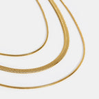 Gold Multi-Gelaagde Ketting  Ketting