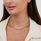 Gold Multi-Gelaagde Ketting  Ketting