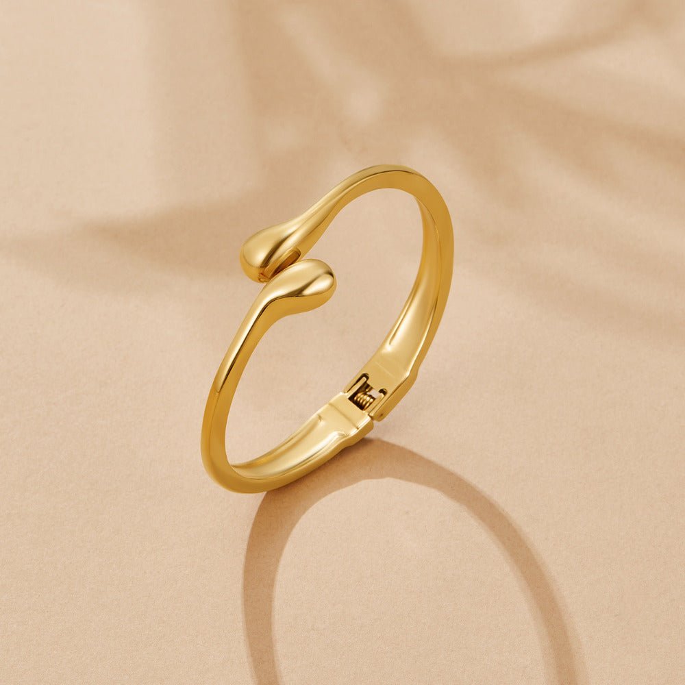 Gouden Teardrop Armband