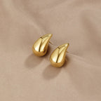 Amara Gouden Teardrop Oorbellen