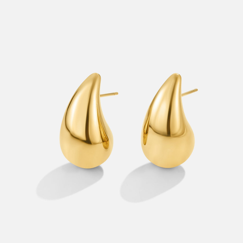 Amara Gouden Teardrop Oorbellen
