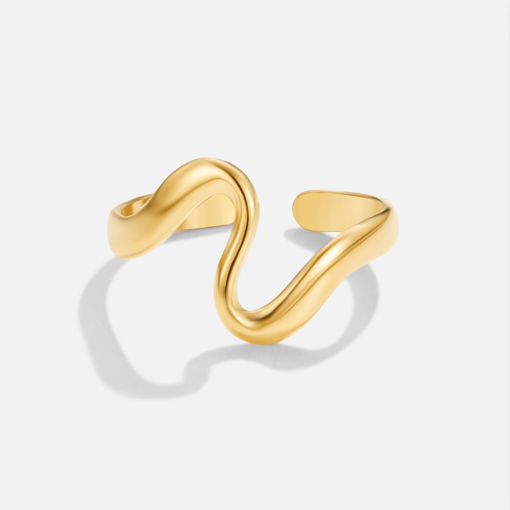 Gouden Wave Ring