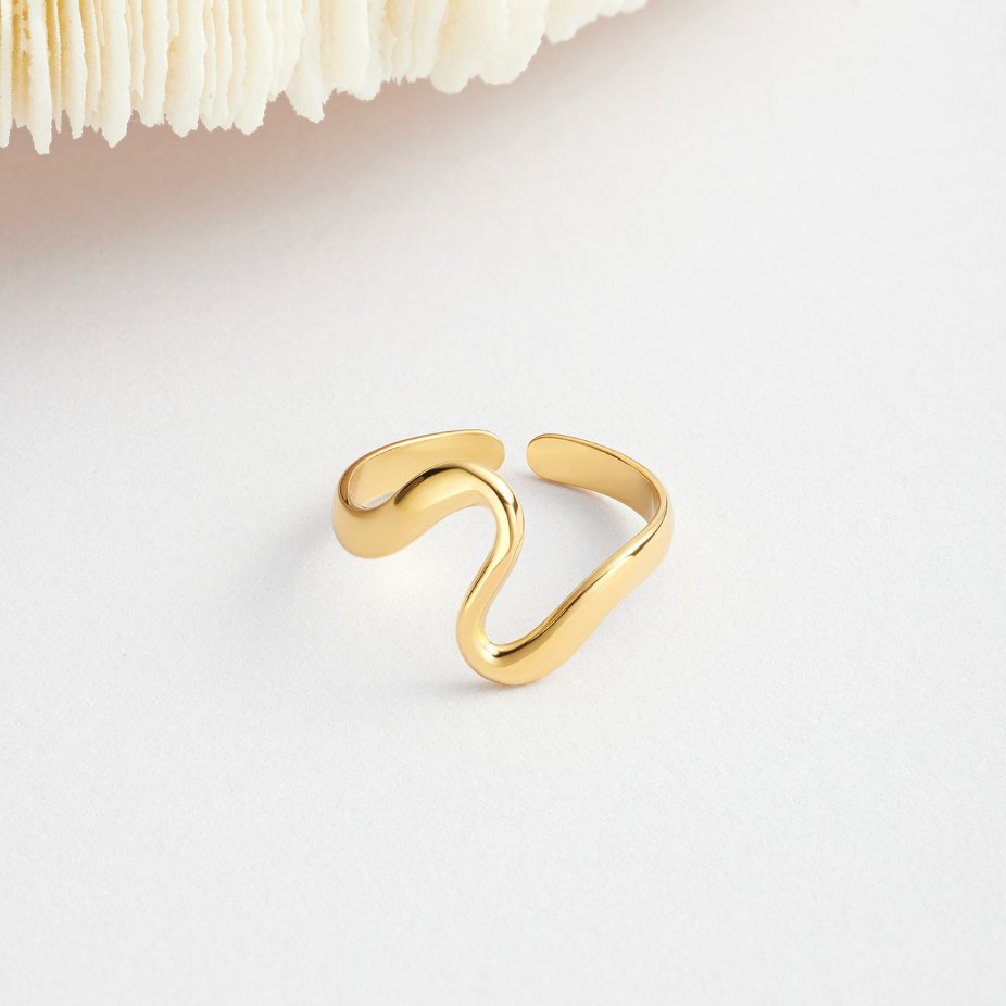 Gouden Wave Ring