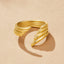 Gouden Angel Wing Wikkel Ring