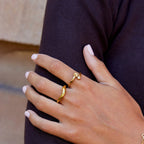Gouden Bloom Petal Ring