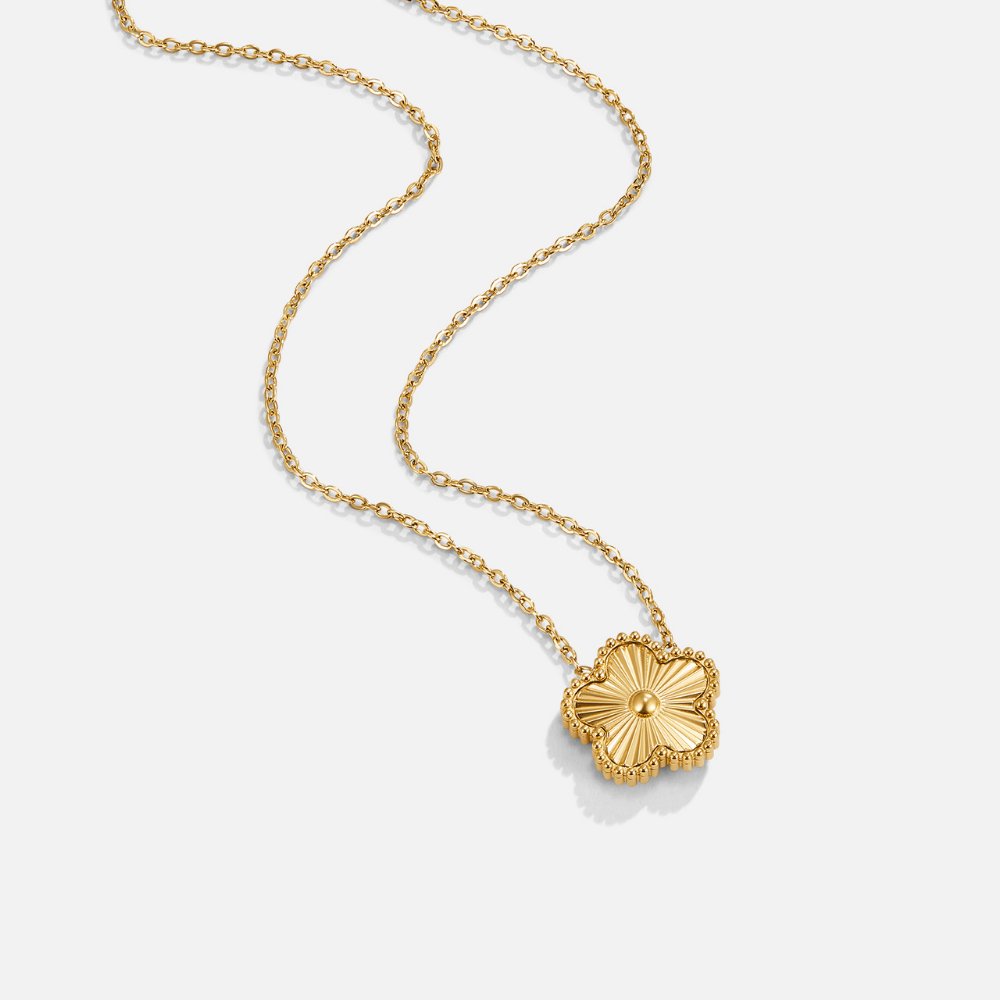 Gouden Clover Ketting Hoofdafbeelding