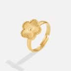 Gouden Clover Ring