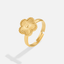 Gouden Clover Ring
