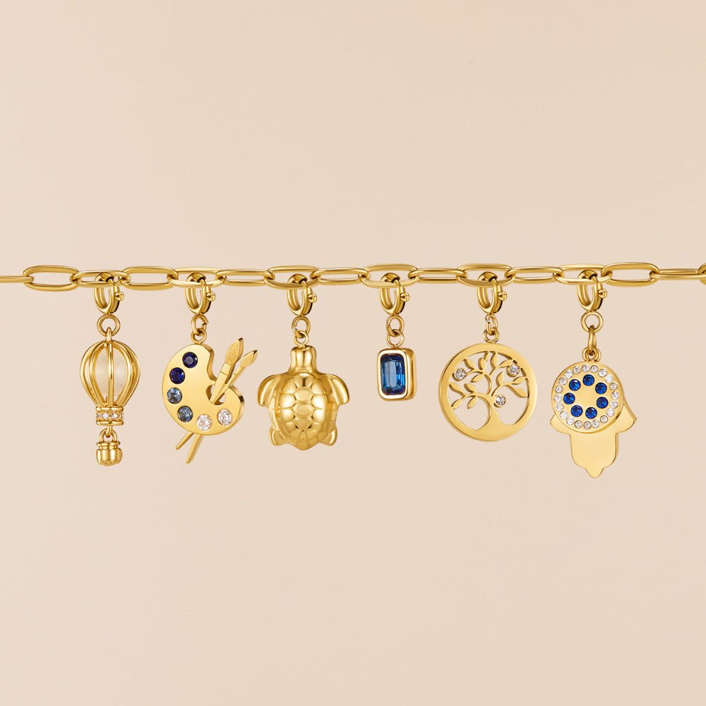 Gouden Hot Air Balloon Bedel