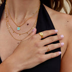 Gouden Hummingbird Signet Ring