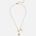 Gouden Seashell & Starfish Ketting