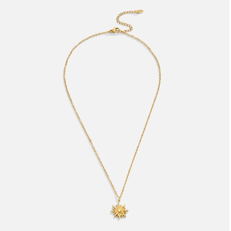 Gouden Sunburst Ketting