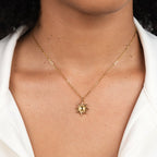 Gouden Sunburst Ketting