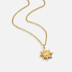 Gouden Sunburst Ketting