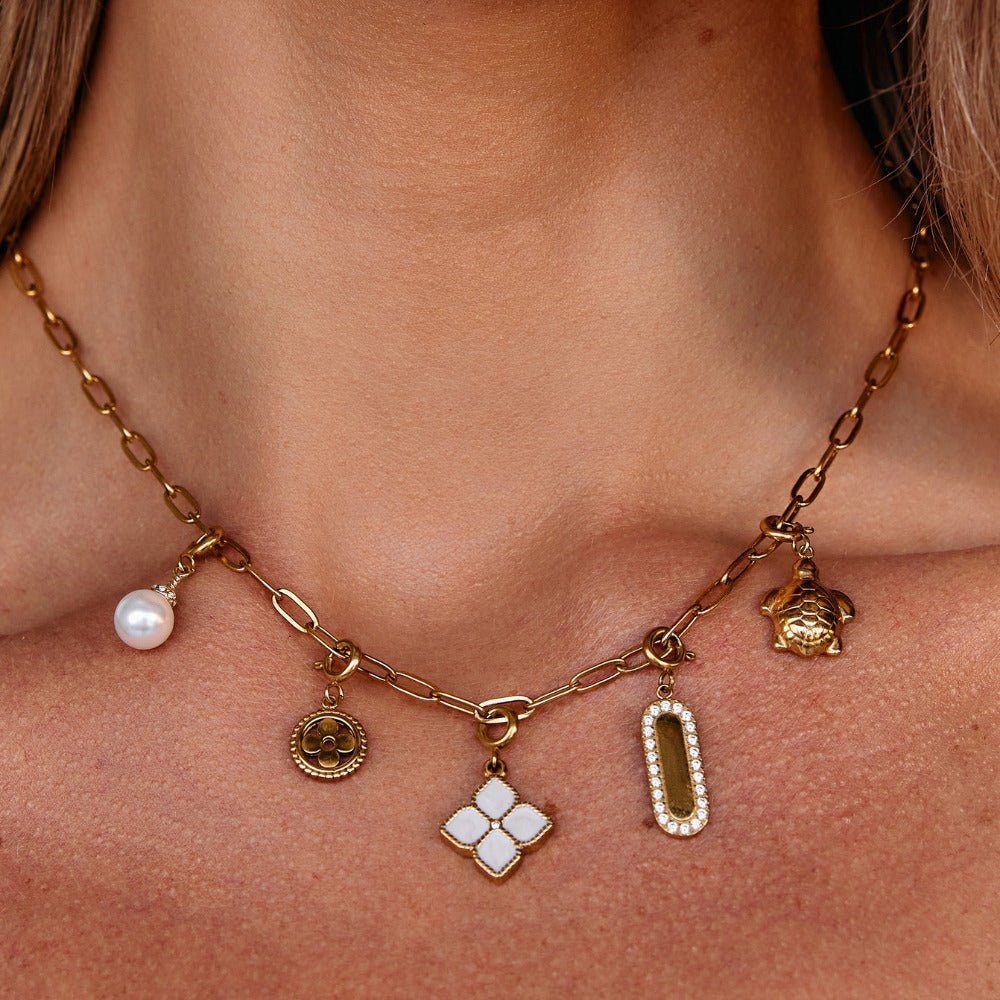 Gouden Turtle Charm