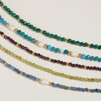 Gouden Green Peridot Bead Armband