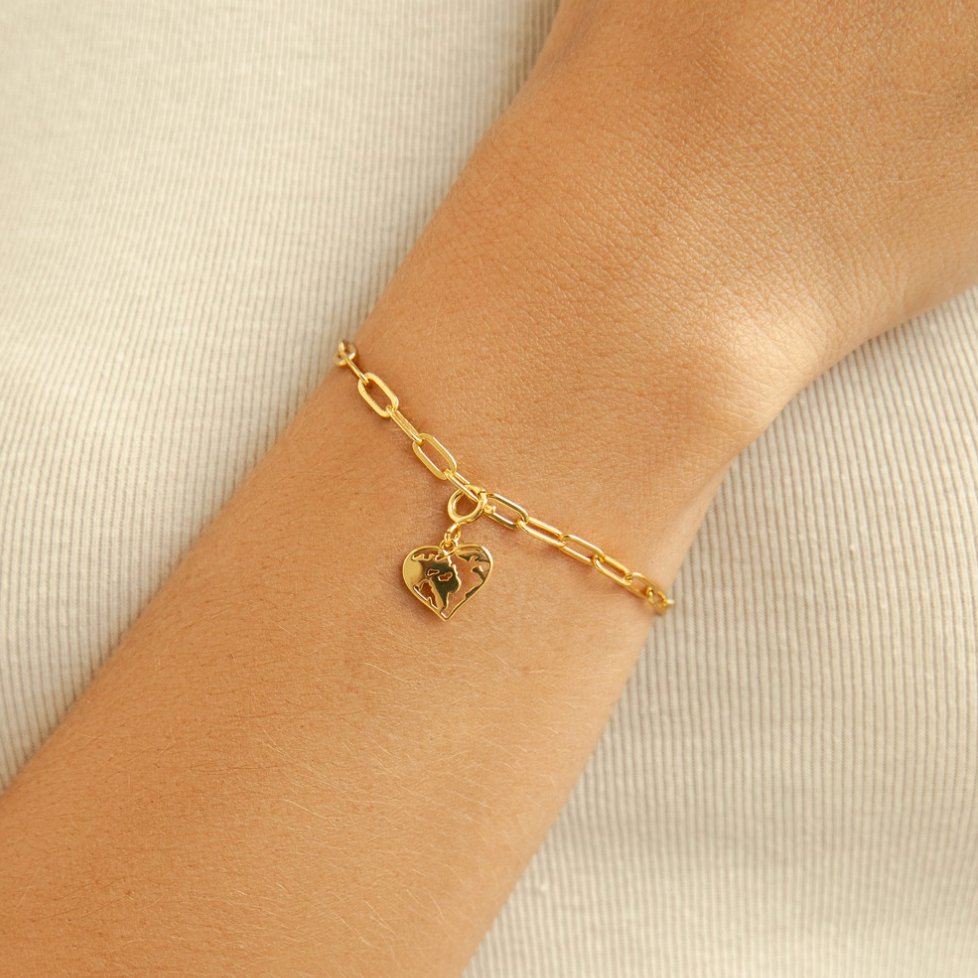 Gouden Heart of the World Bedel Secundaire afbeelding