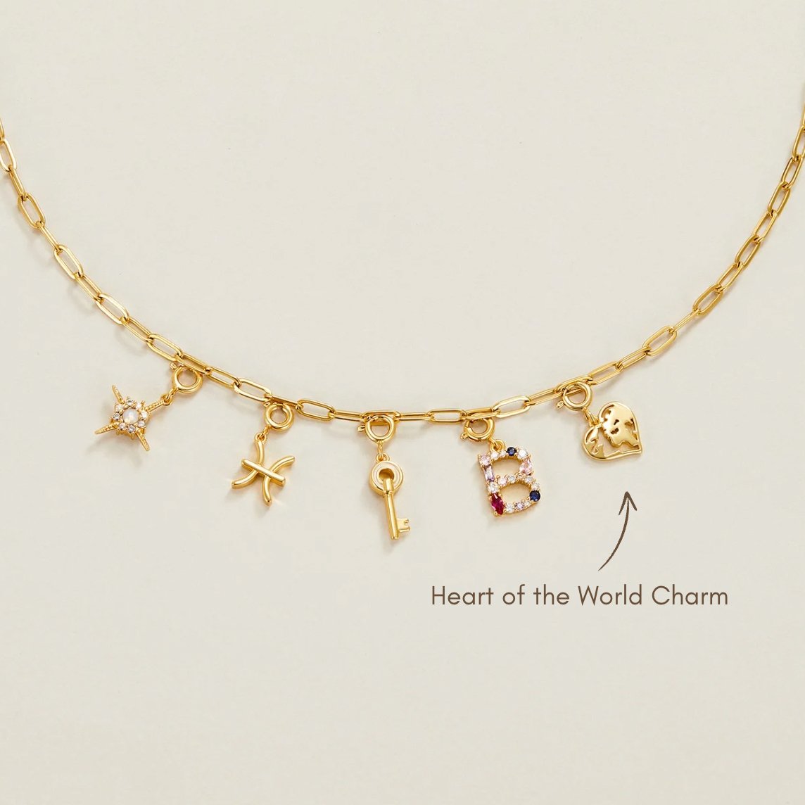 Gouden Heart of the World Bedel