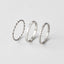 Hella Zilveren Stacked Ring