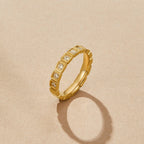 Hera Gouden Kristallen Ring