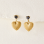 Hera Gouden Heart Drop Oorbellen