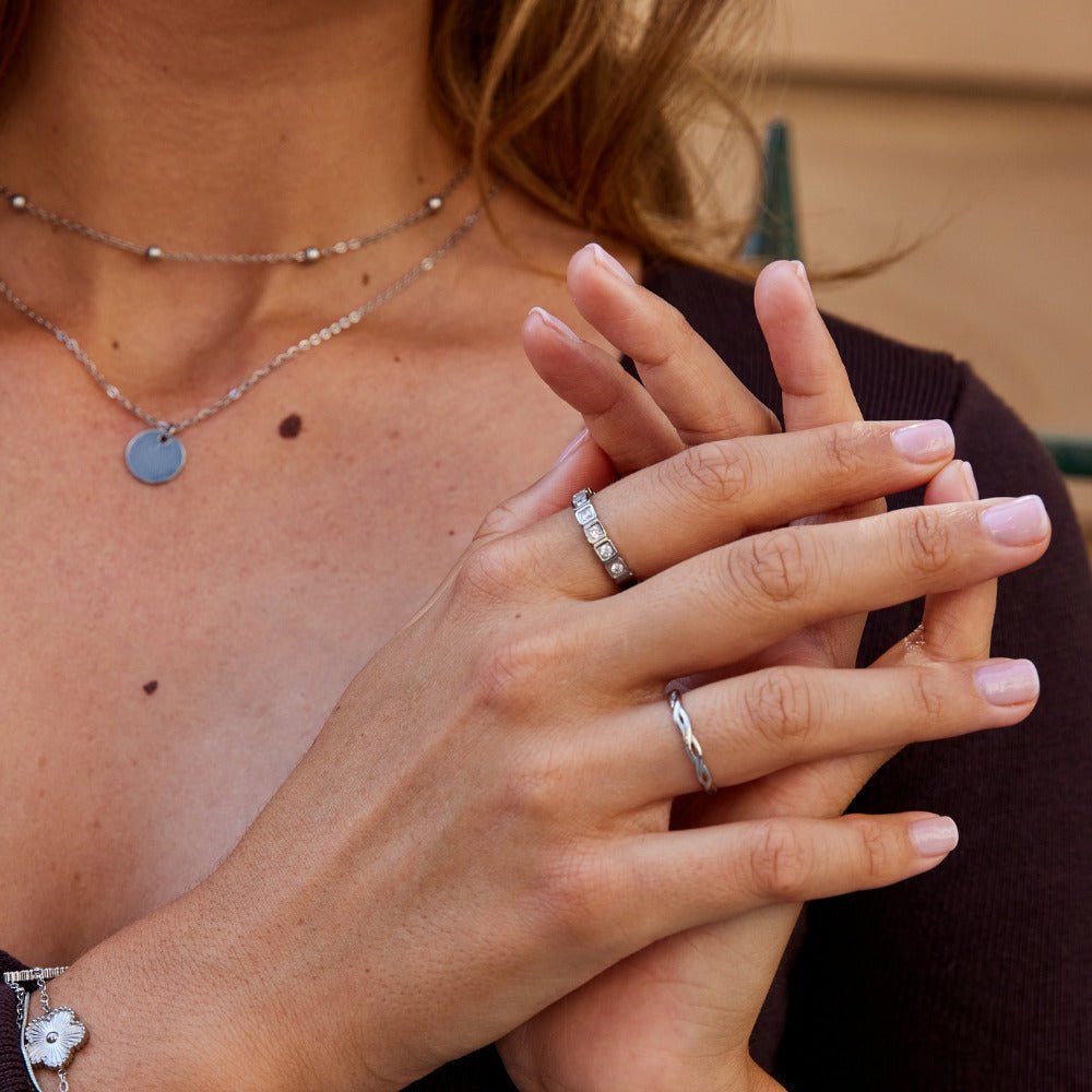Hera Zilveren Kristallen Ring