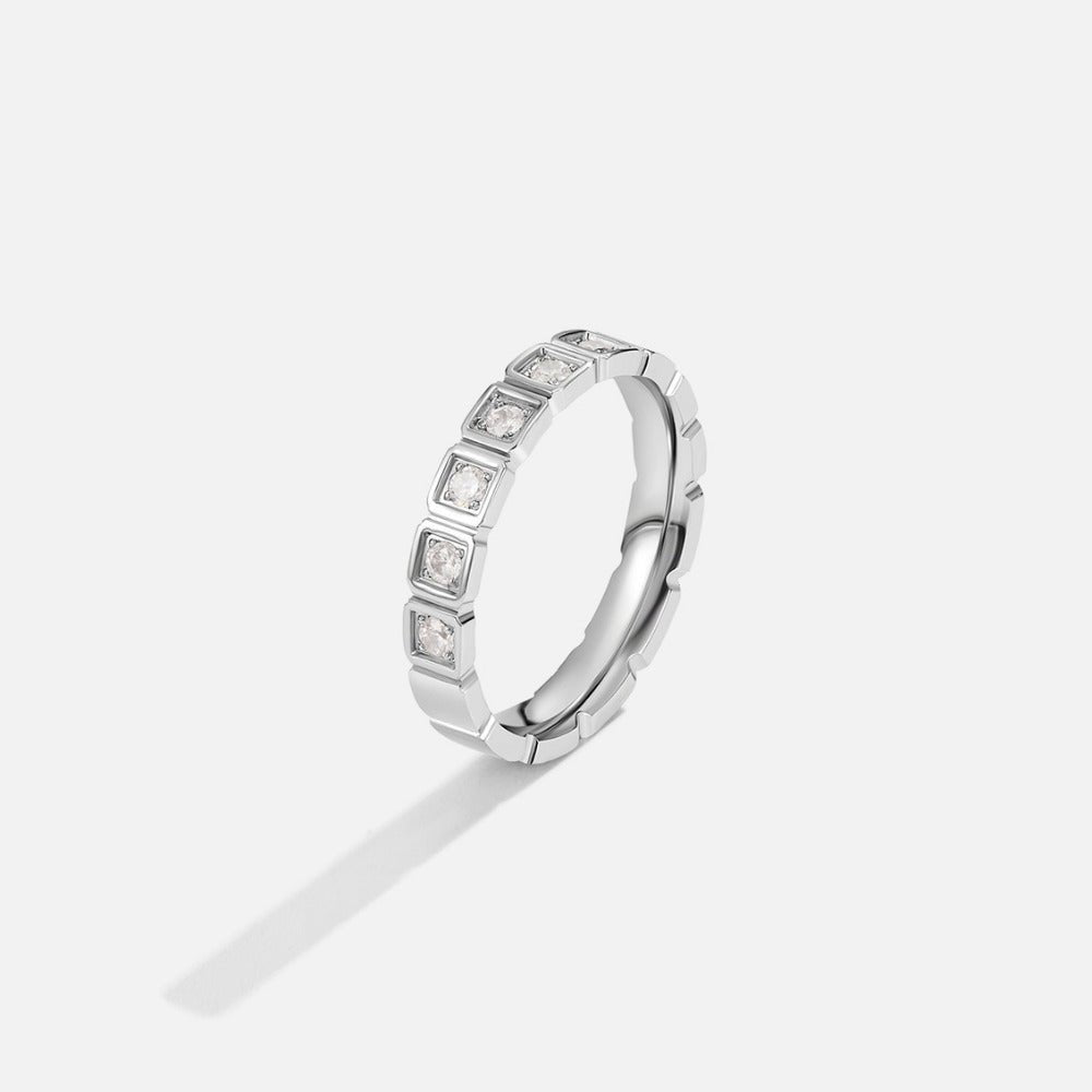Hera Zilveren Kristallen Ring