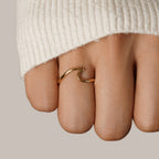Imari Gouden Wave Ring