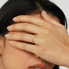 Imari Gouden Wave Ring
