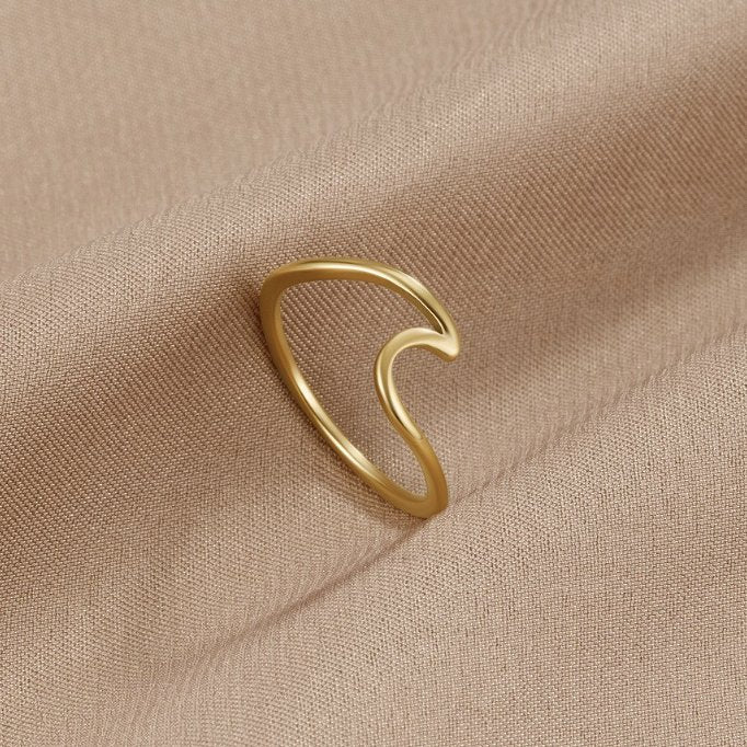 Imari Gouden Wave Ring Hoofdafbeelding