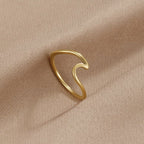 Imari Gouden Wave Ring