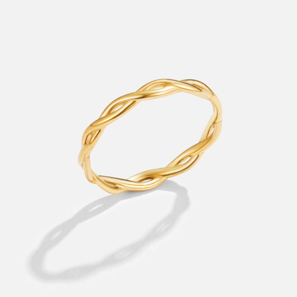 Infinity 18K Gouden Twist Ring