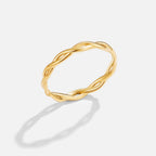 Infinity 18K Gouden Twist Ring