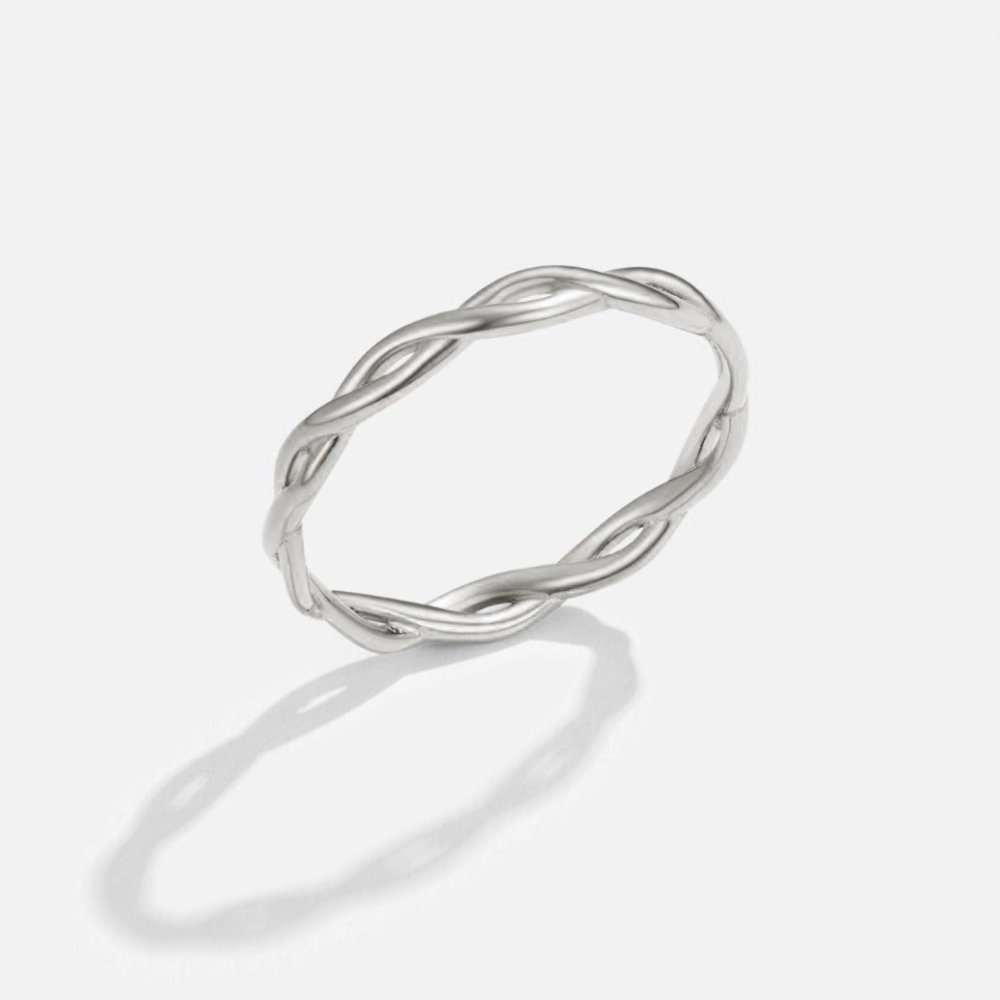 Infinity Zilveren Twist Ring