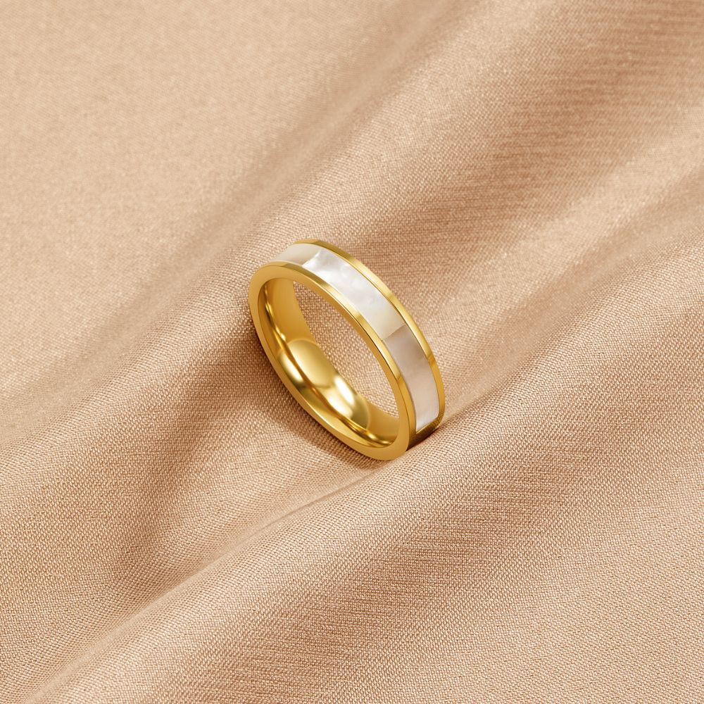 Ivory Parel Gouden Ring