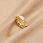 Ivory Parel Gouden Ring