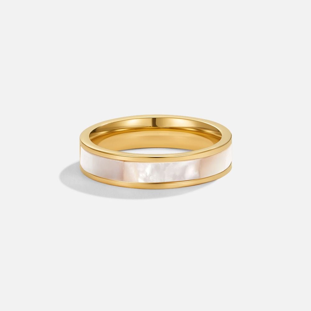Ivory Parel Gouden Ring