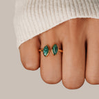 Jade Green Wikkel Ring
