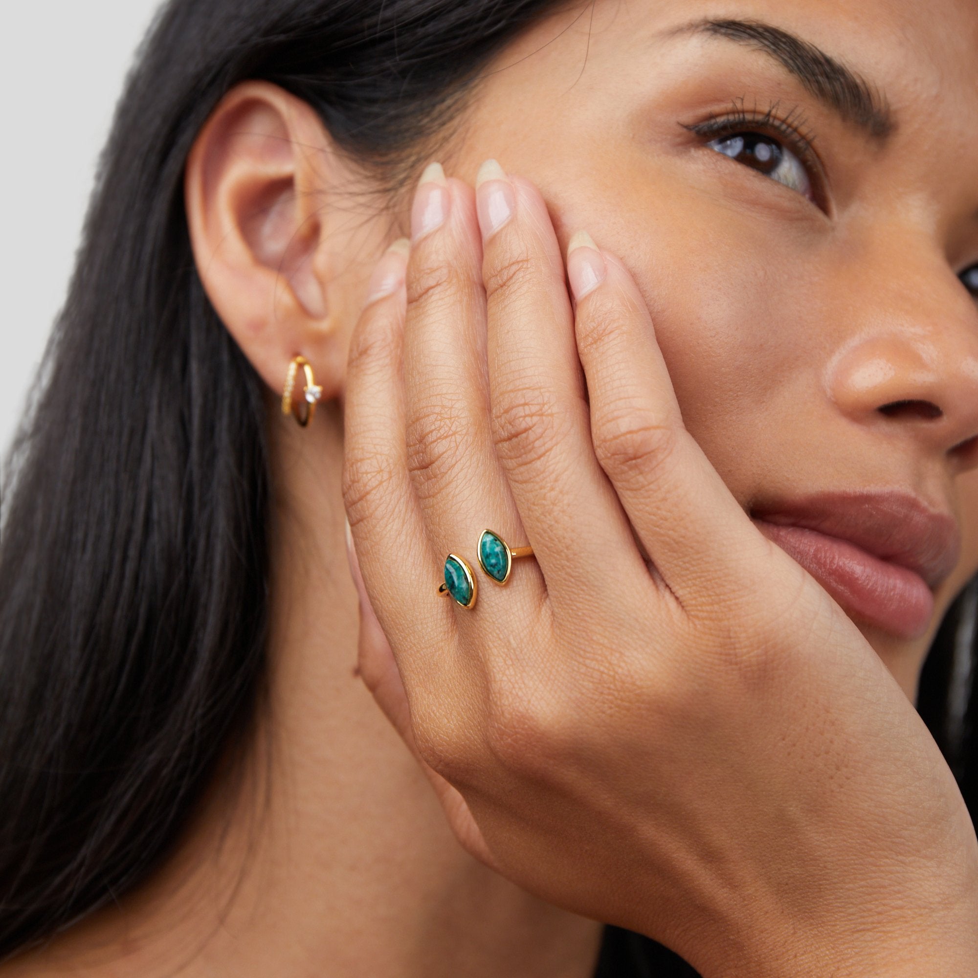 Jade Green Wikkel Ring