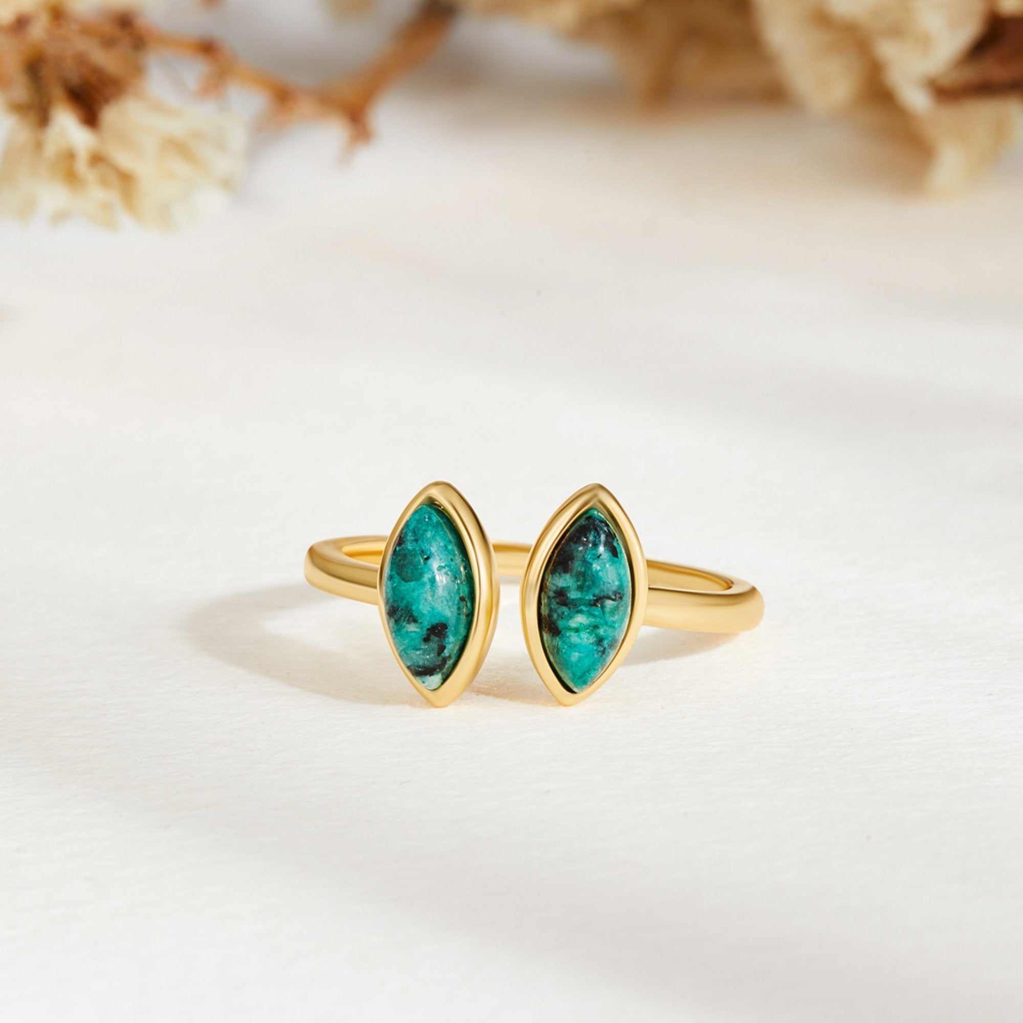 Jade Green Wikkel Ring