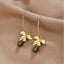 Jade Parel & Petal Drop Oorbellen