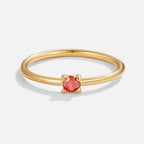 July Birthstone 18K Gouden Ring